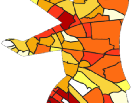 Berliner Bär rotgelb